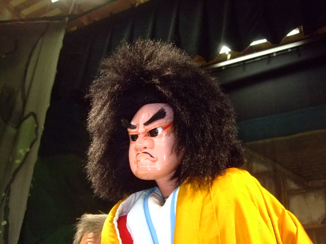 文楽の人形（弁慶） | 地芝居大国ぎふWEBミュージアム